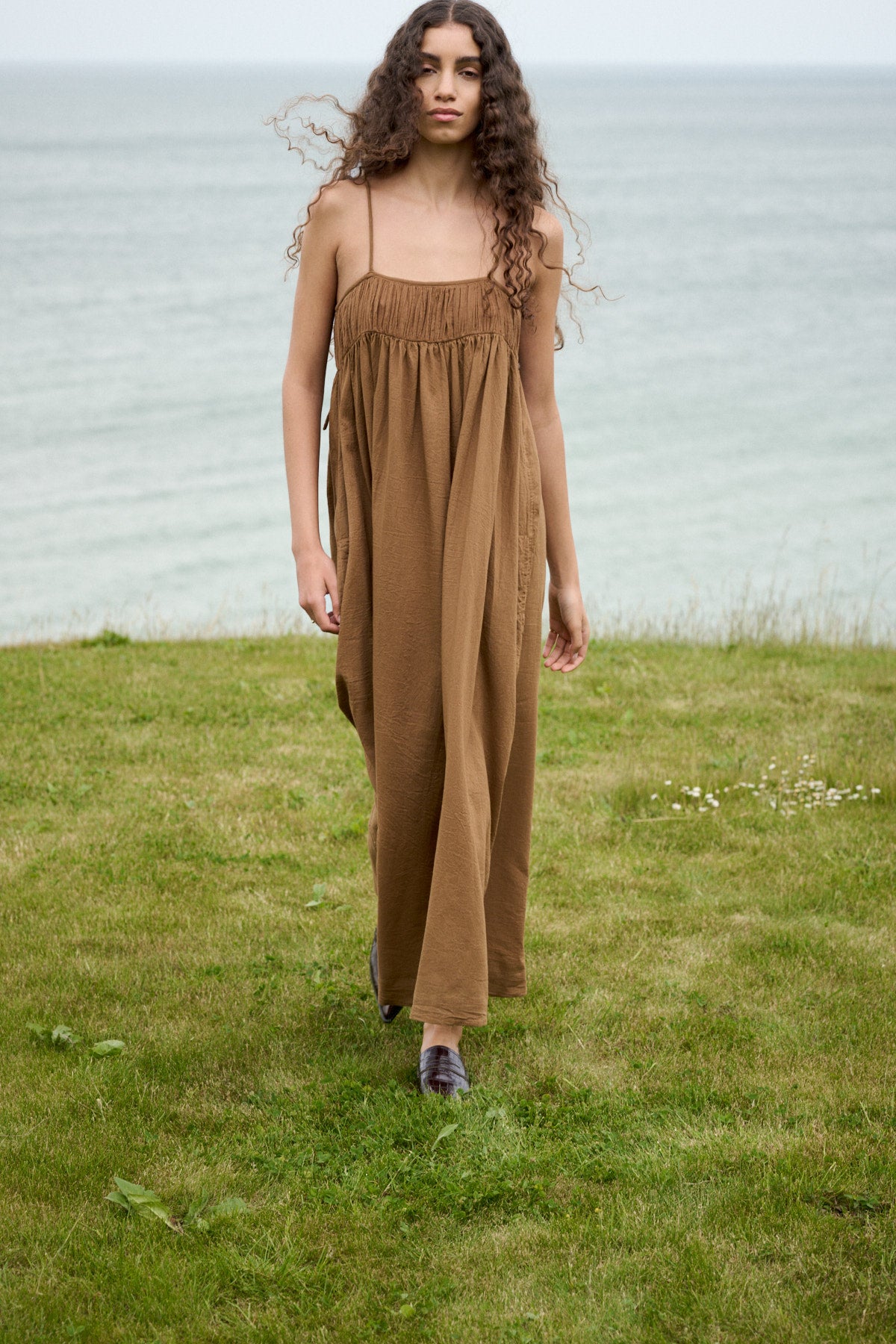 Dorrit - Cotton angel string dress I Chestnut 8 - Rabens Saloner