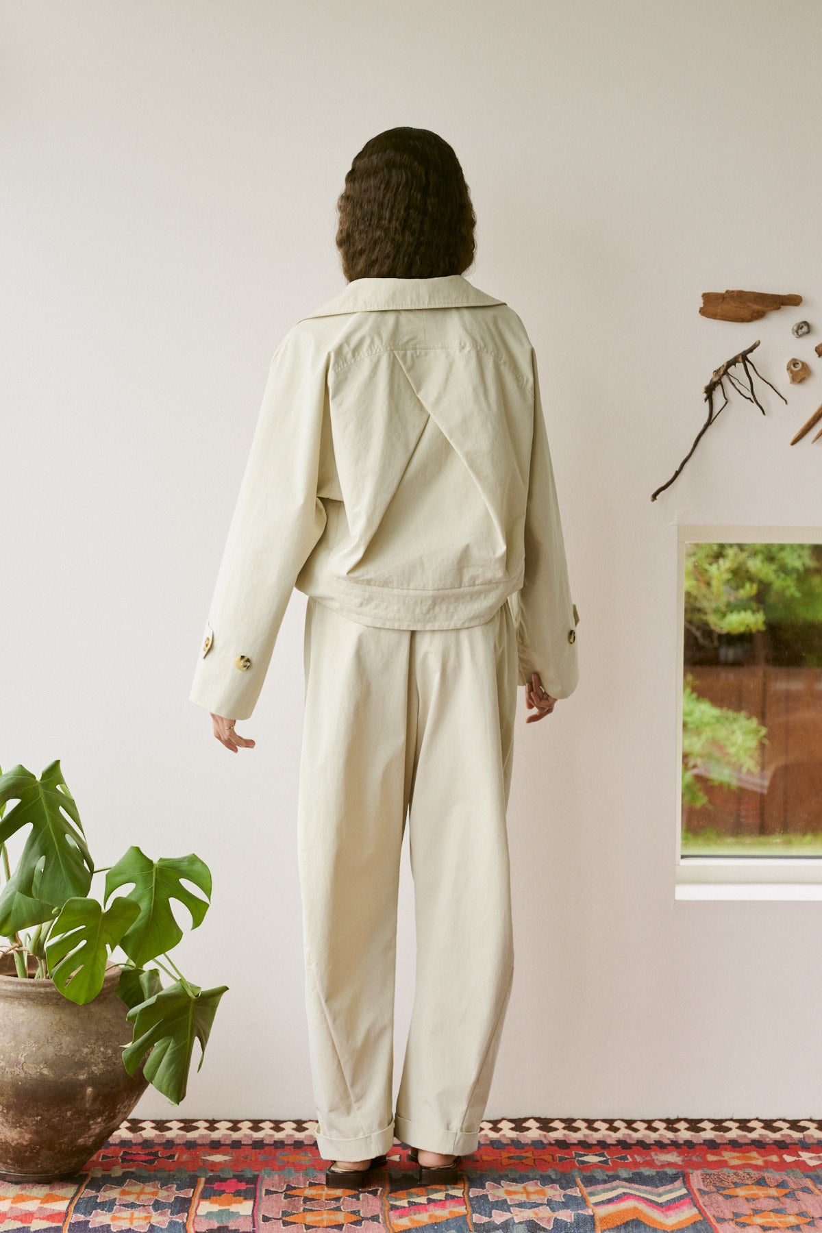 Thalia - Light fusion pants I Sand 11 - Rabens Saloner