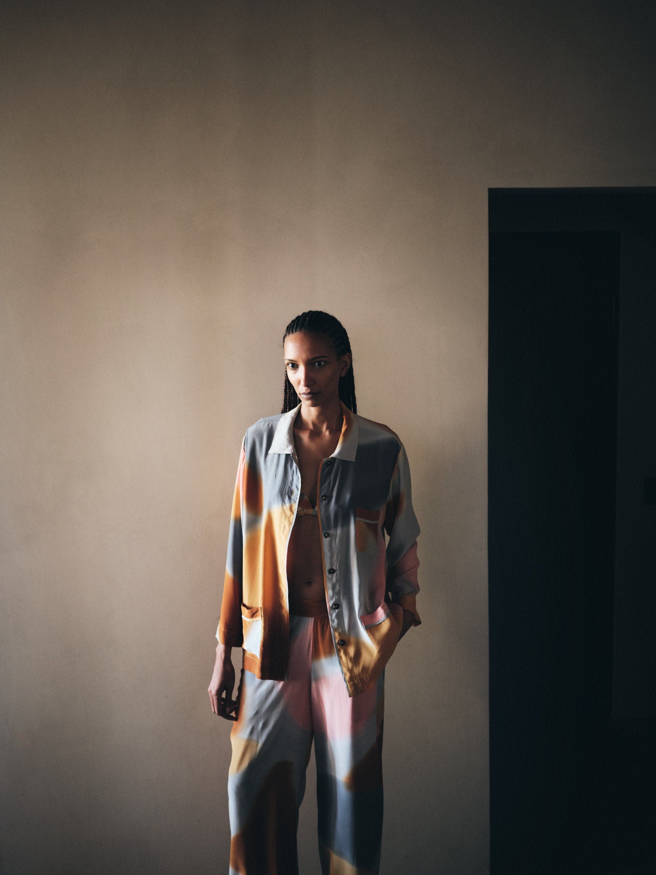 Alisa - Water colour pants I Sunset combo 9 - Rabens Saloner
