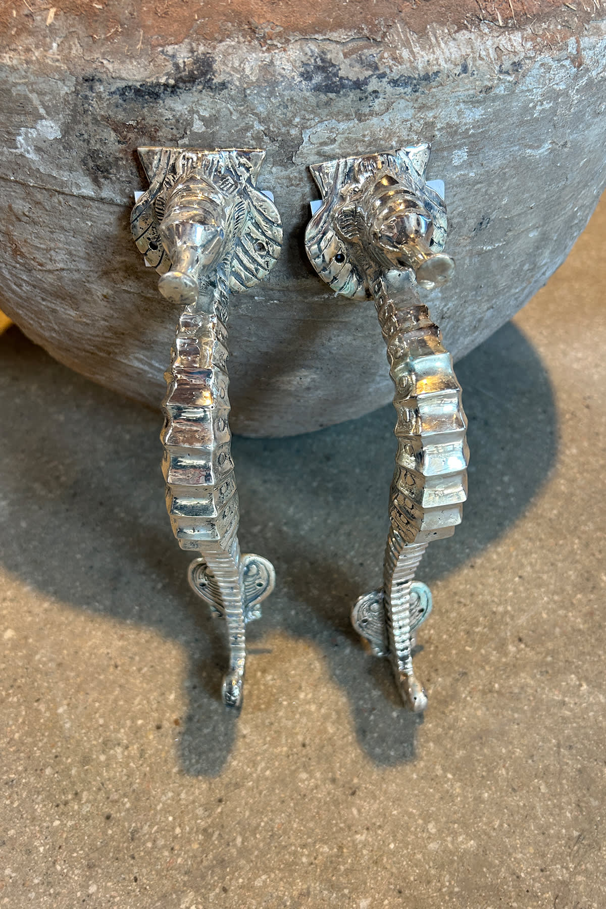 Seahorse Door Handle - Rabens Apartment I Brass 8 - Rabens Saloner