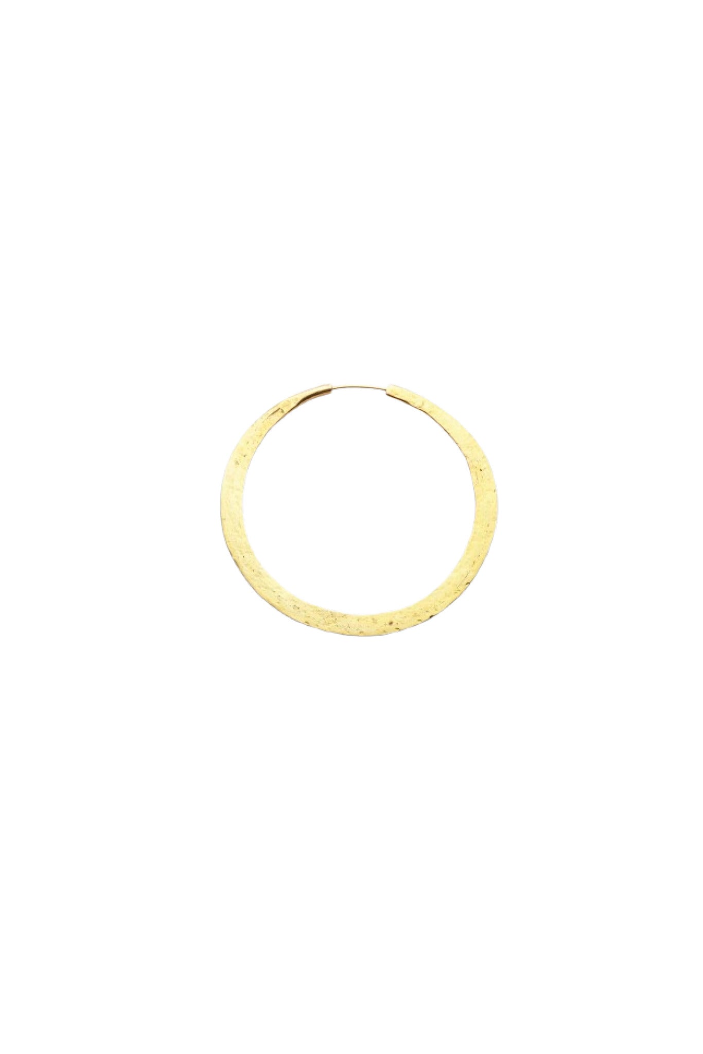 Nafsu - Hammered hoop L I Gold plated Gold plated 0/S 4 - Rabens Saloner