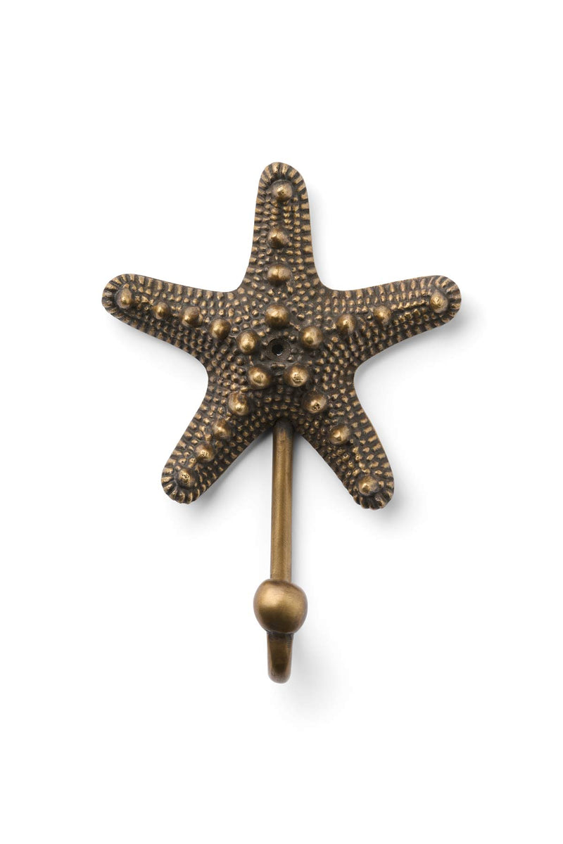 Starfish hook Large - Rabens Apartment I Matte Brass 1 - Rabens Saloner