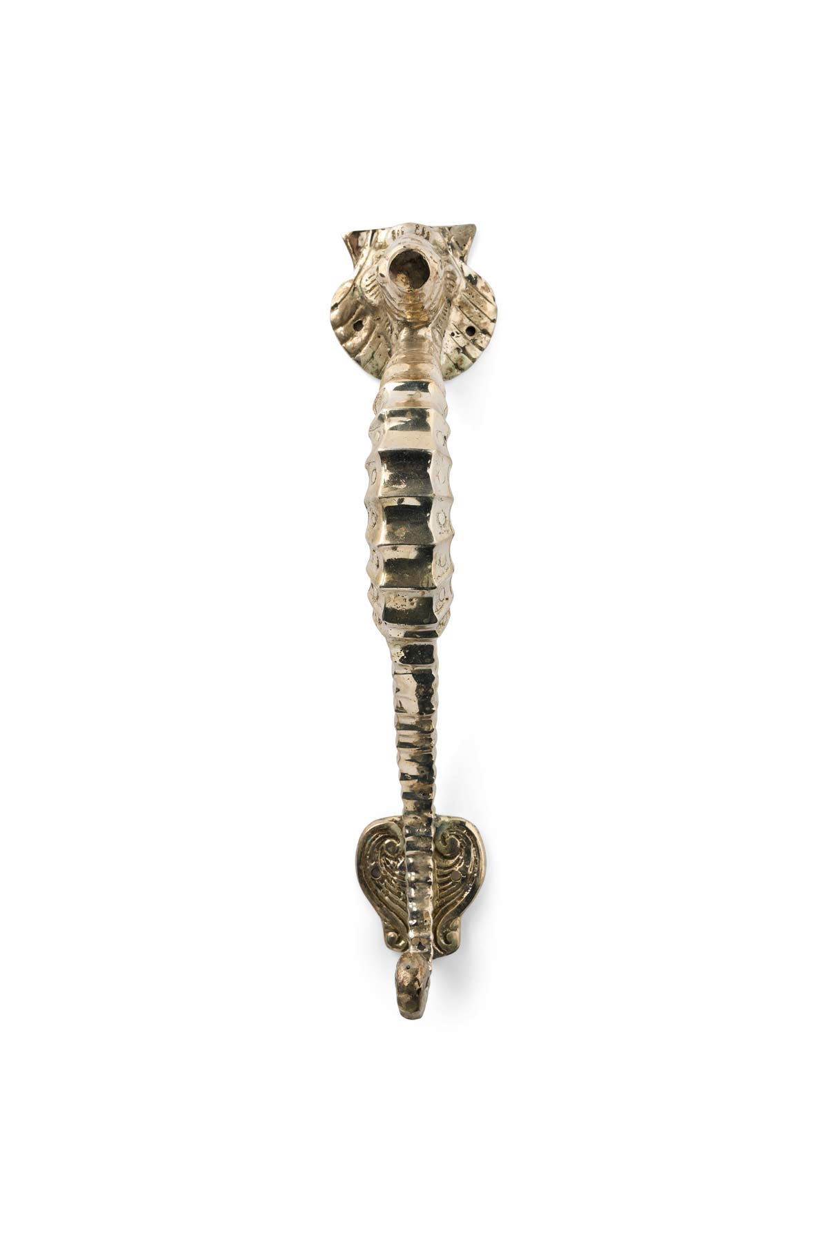 Seahorse Door Handle - Rabens Apartment I Brass Brass Large 2 - Rabens Saloner