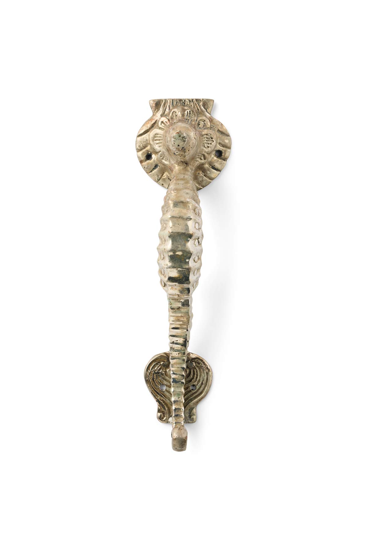 Seahorse Door Handle - Rabens Apartment I Brass Brass Small 4 - Rabens Saloner