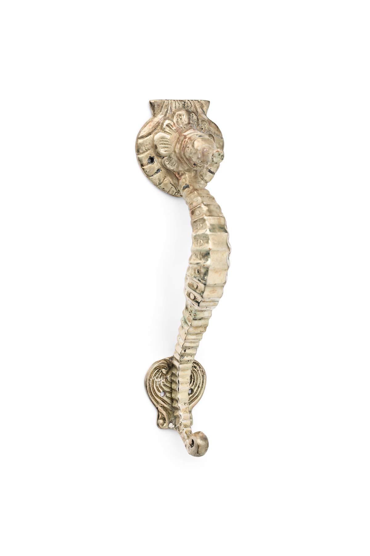 Seahorse Door Handle - Rabens Apartment I Brass 3 - Rabens Saloner