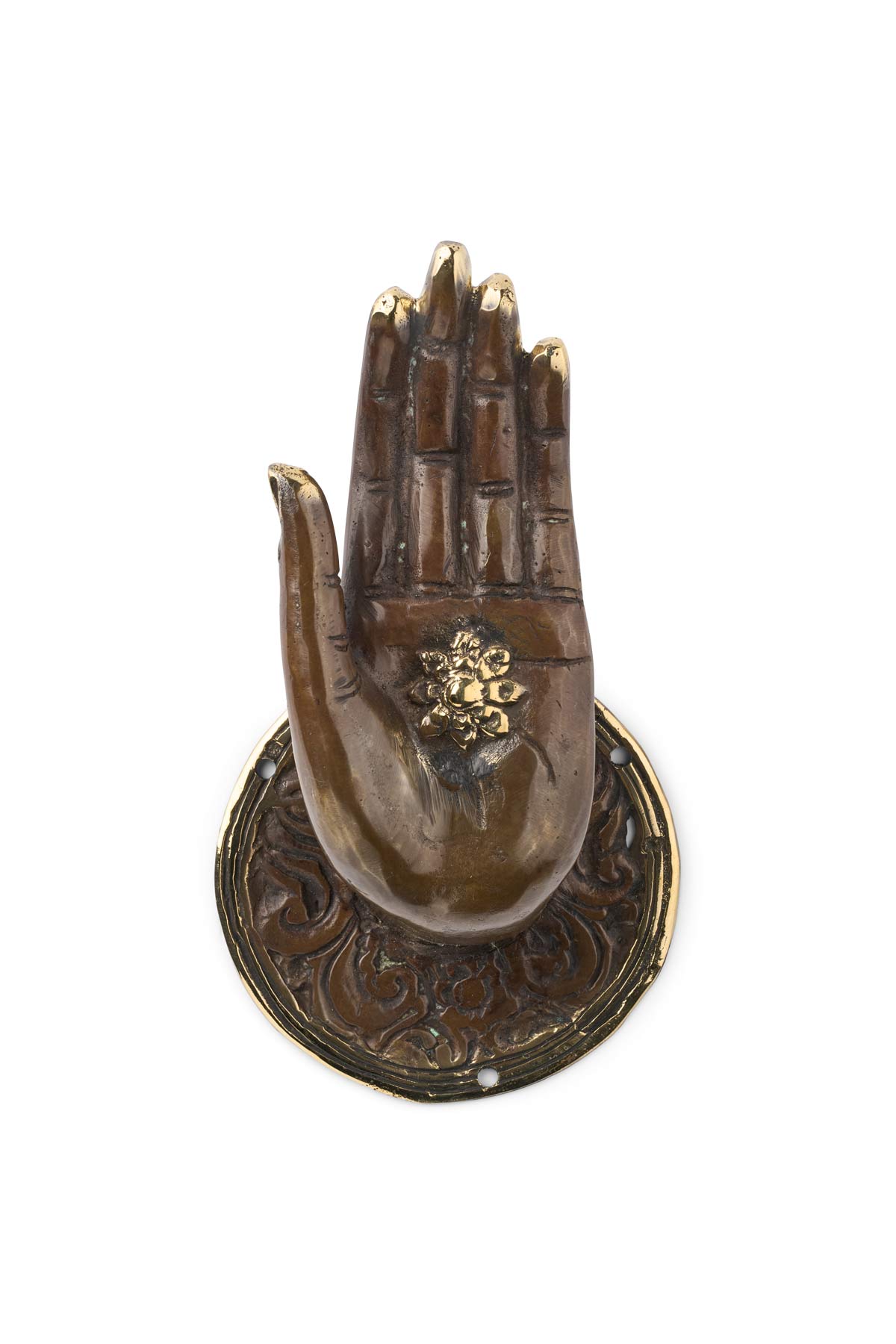 Decorative open hand - Hand I Dark Brass Dark Brass L: 19 cm H: 8 cm 1 - Rabens Saloner