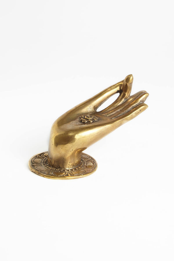 Decorative large brass hand - Hand I Brass