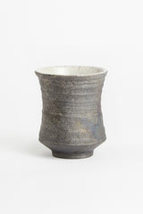 Handmade raku cup I Large - Visby Ceramics I Dark Grey Dark Grey H: 10-11 CM, Ø: 8 CM 1 - Rabens Saloner