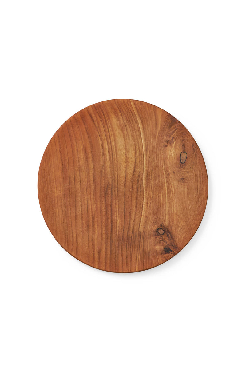 Wooden Plate - Plate 30 cm I Brown Wood 2 - Rabens Saloner