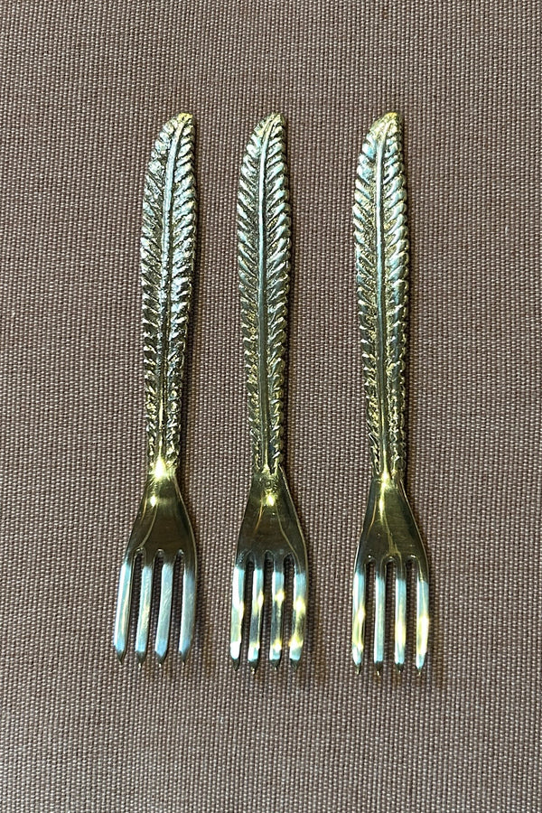 Feathery Fork - Rabens Apartment I Antique Gold 2 - Rabens Saloner