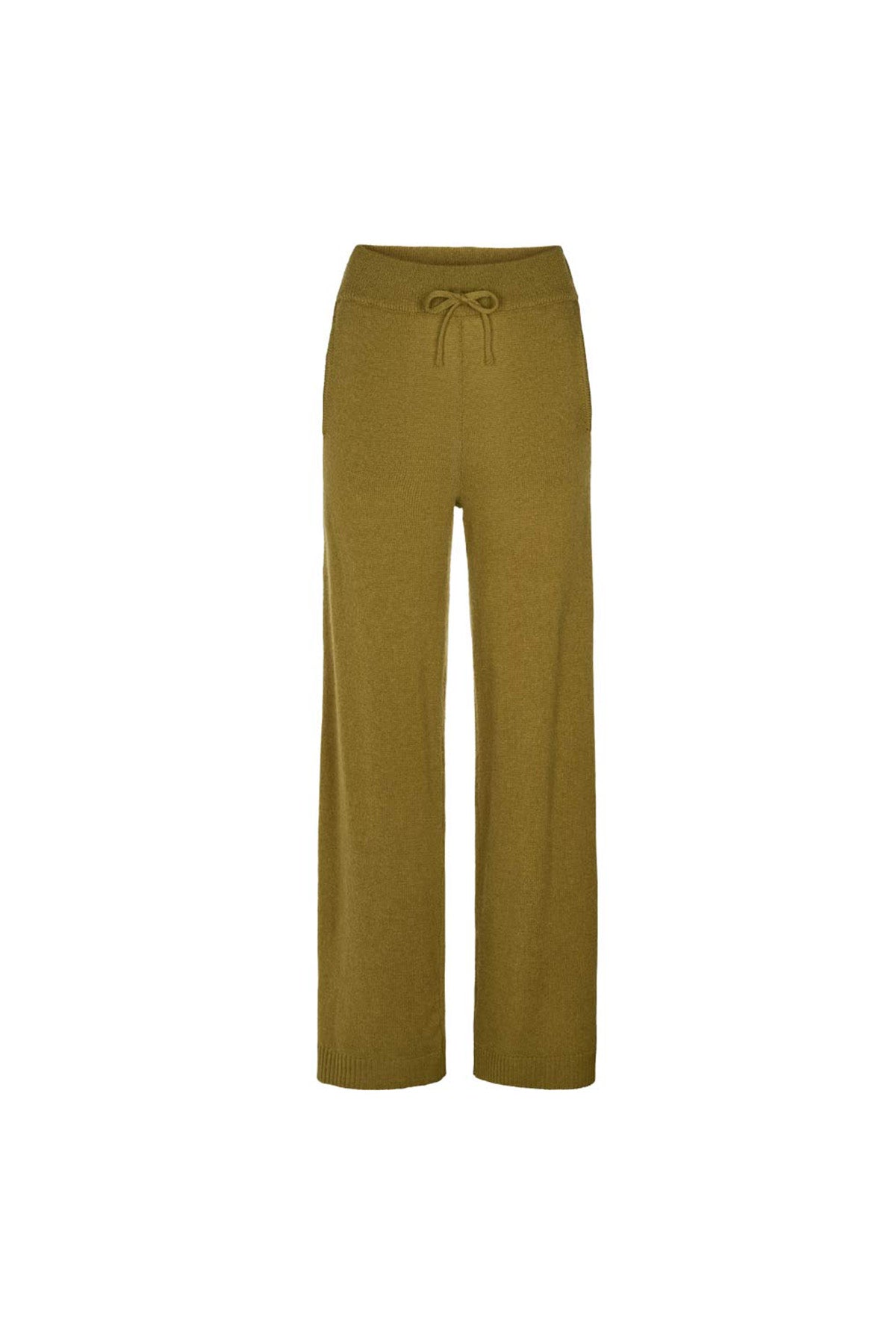 Dianne - Pure wool lounge pants I Fern green Fern green XS 1 - Rabens Saloner