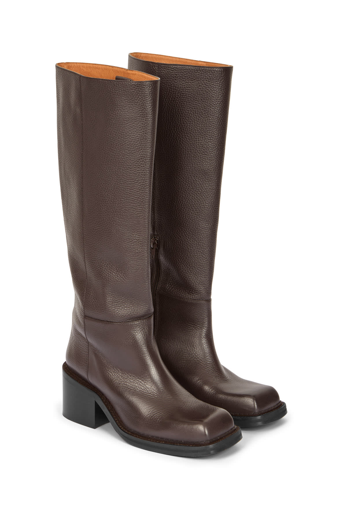 Prana - Chunky heel boot I Dark brown Dark brown 36 1 - Rabens Saloner