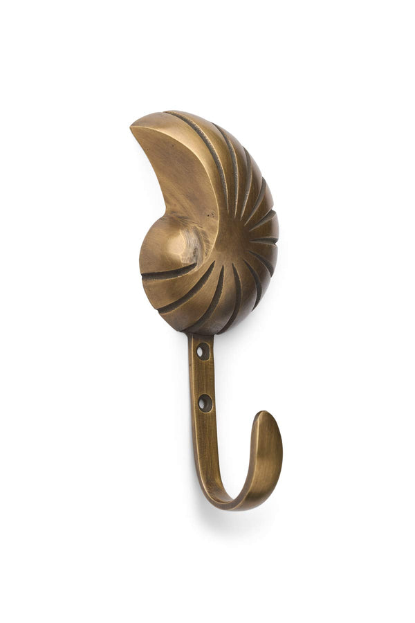 Conch Hook - Rabens Apartment I Matte Brass 1 - Rabens Saloner