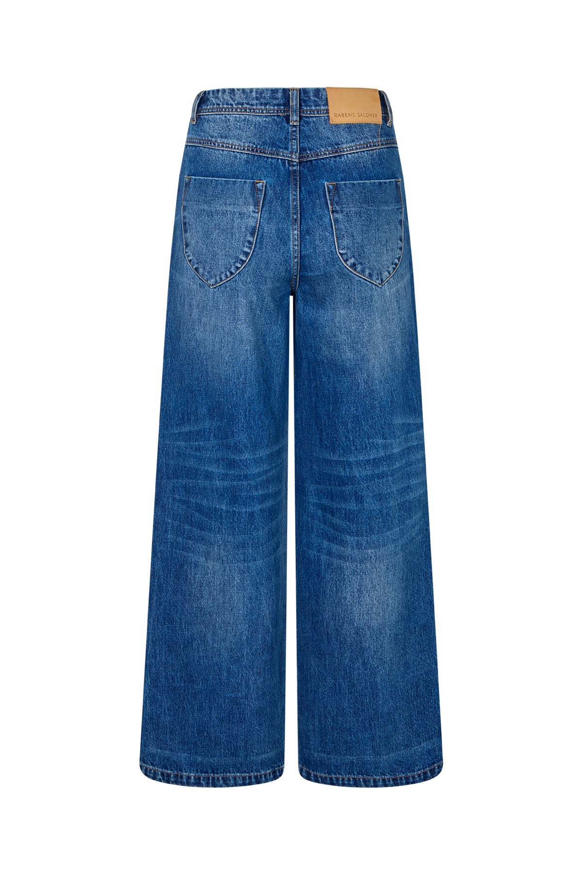 Dalia - Denim retro fit pants I Dark indigo 5 - Rabens Saloner