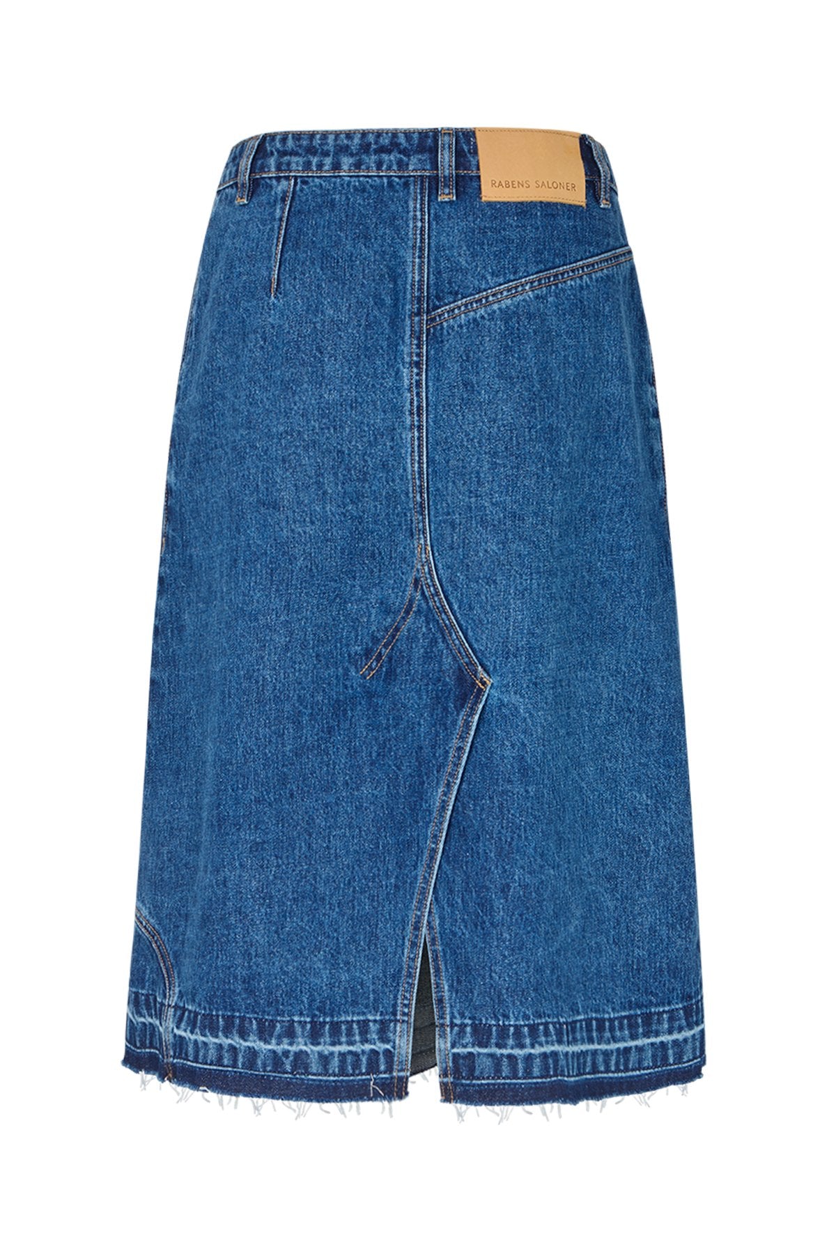 Nicka - Denim skirt I Dark indigo 5 - Rabens Saloner