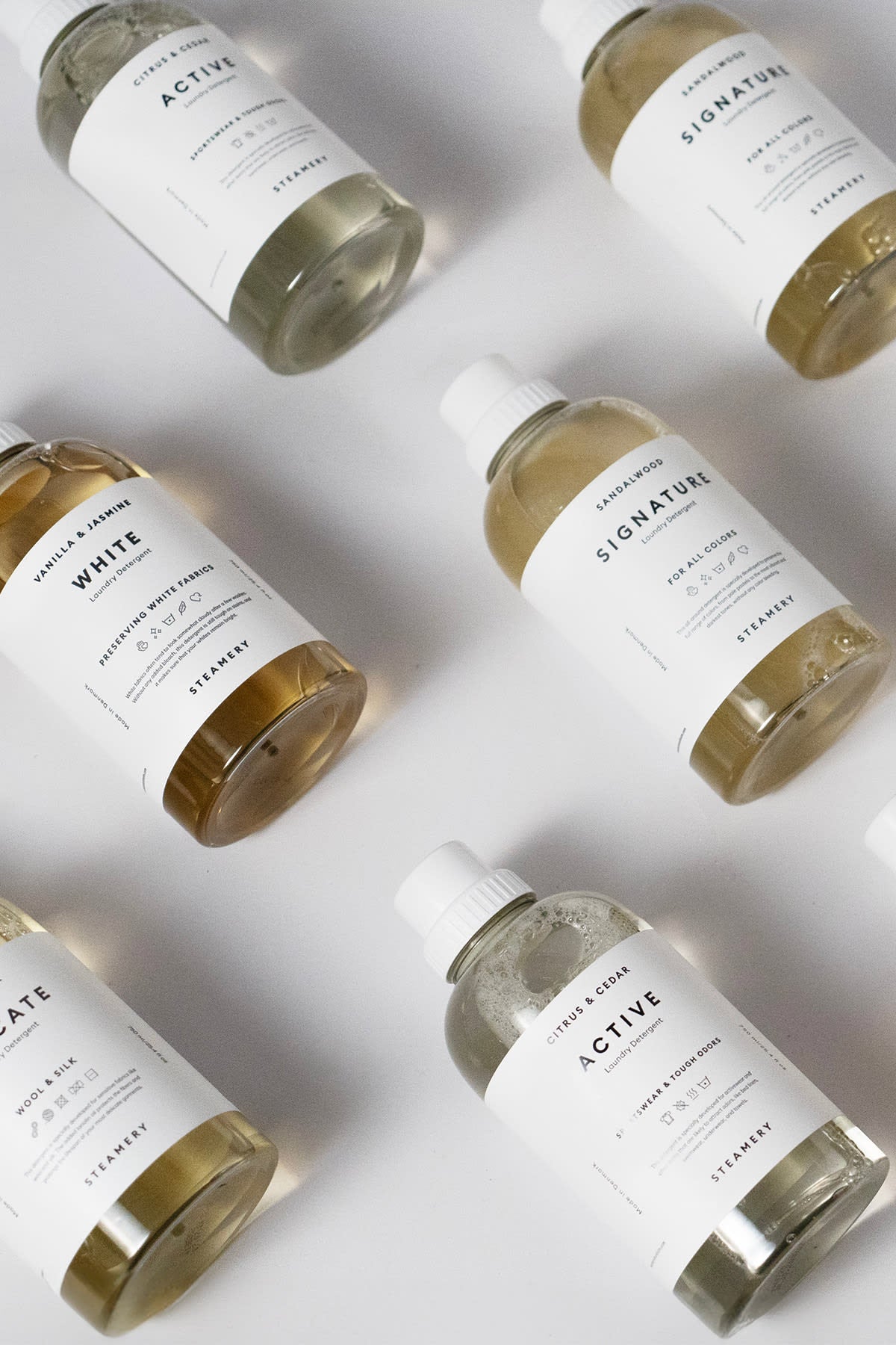White Laundry Detergent – Steamery I Vanilla & Jasmine 2 - Rabens Saloner