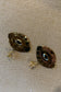 Nafsu - Gold Sun Earring I Gold plated/ Ruby