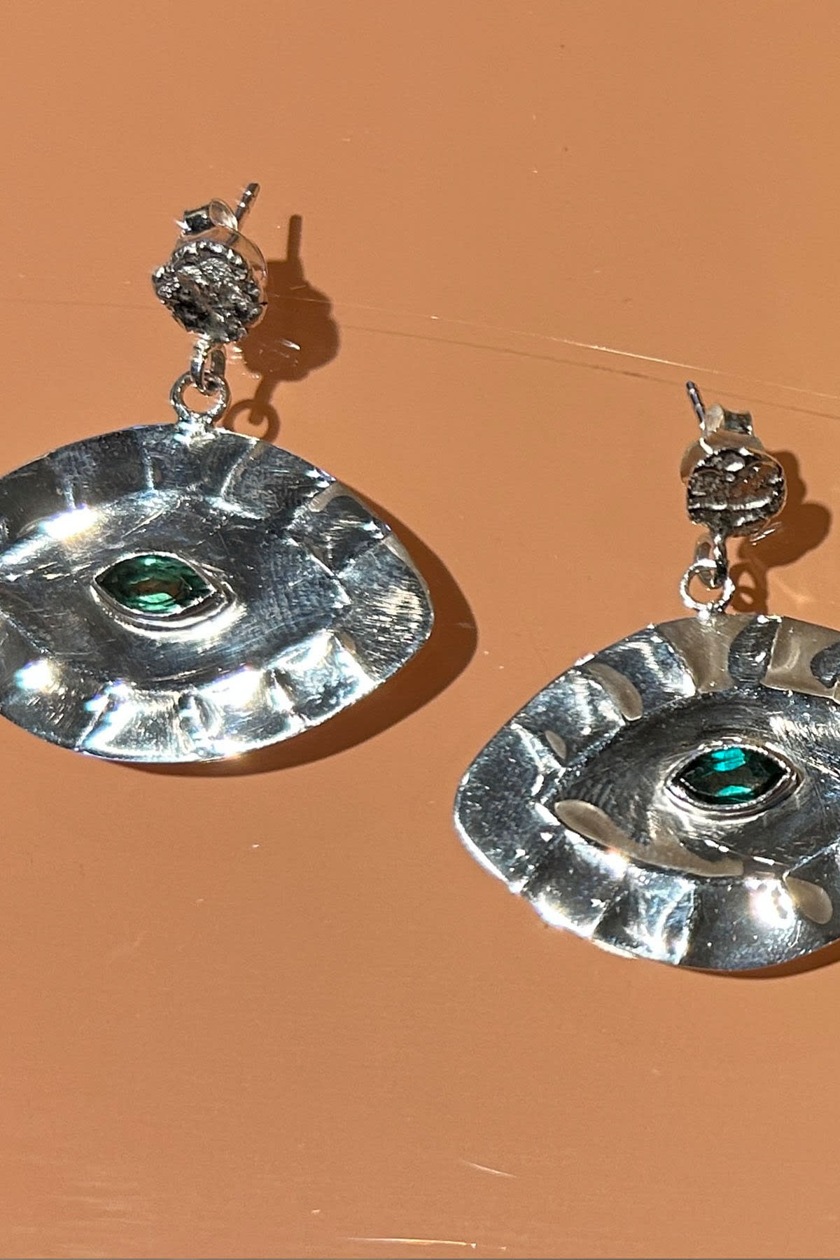 Giant Eye Earring - Nafsu I Silver 1 - Rabens Saloner