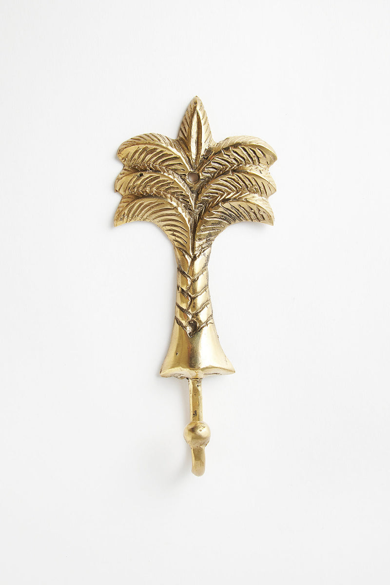 Brass Palm hook - Palm hook I Shiny brass Shiny brass L:21 cm B: 8,5 1 - Rabens Saloner