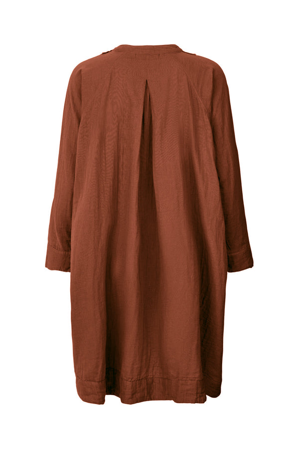 Fadia - Double cotton OS dress I Nougat
