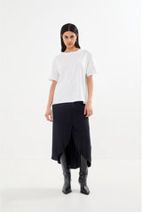 Margot - FOT cropped t-shirt I White White XS/S 1 - Rabens Saloner