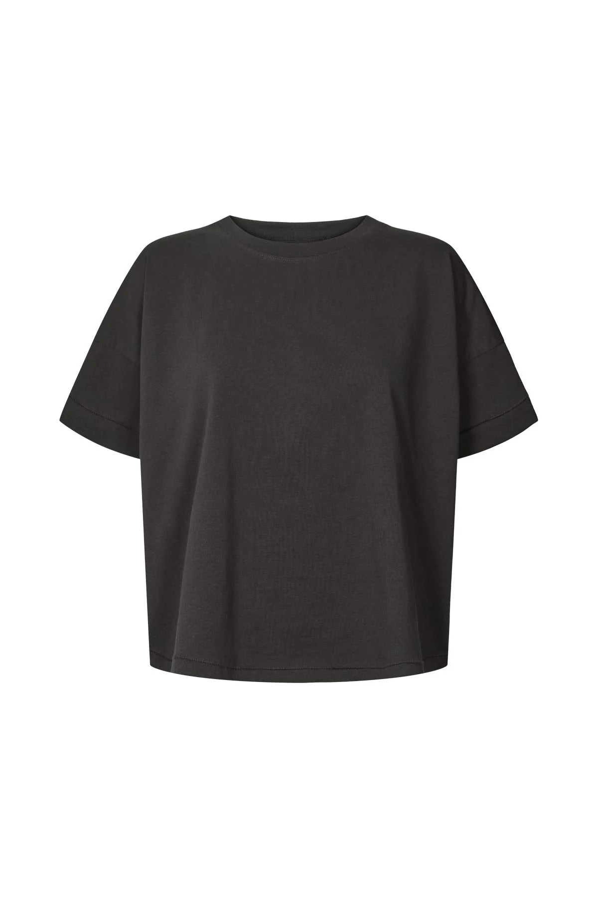 Margot - FOT cropped t-shirt I Black Black XS/S 1 - Rabens Saloner