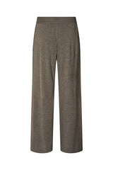 Knit lounge wide pants - Filine I Mole melange 6 - Rabens Saloner