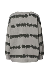 Natalia - Vista print sweatshirt I Grey combo    3 - Rabens Saloner