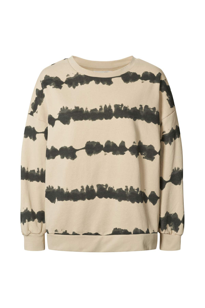 Natalia - Vista print sweatshirt I Oyster combo 3 - Rabens Saloner