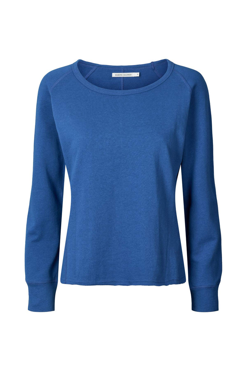 Nemi - Light stretch long sleeve top I Workwear blue melange Workwear blue melange XS 1 - Rabens Saloner