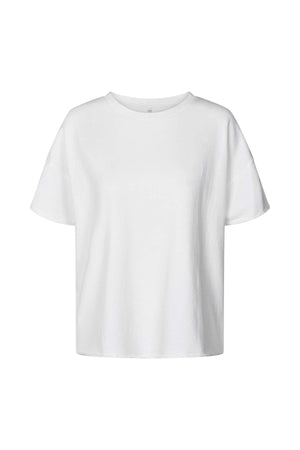 Margot - Light stretch cropped t-shirt I White White XS/S  5 - Rabens Saloner