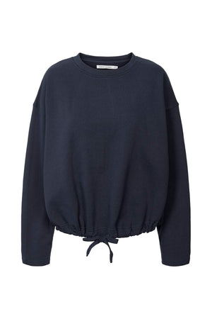 Sheela - Sweat drawstring top I Navy Navy XS/S 5 - Rabens Saloner