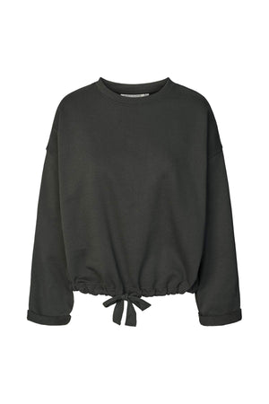 Sheela - Sweat drawstring top I Faded black Faded black XS/S 3 - Rabens Saloner