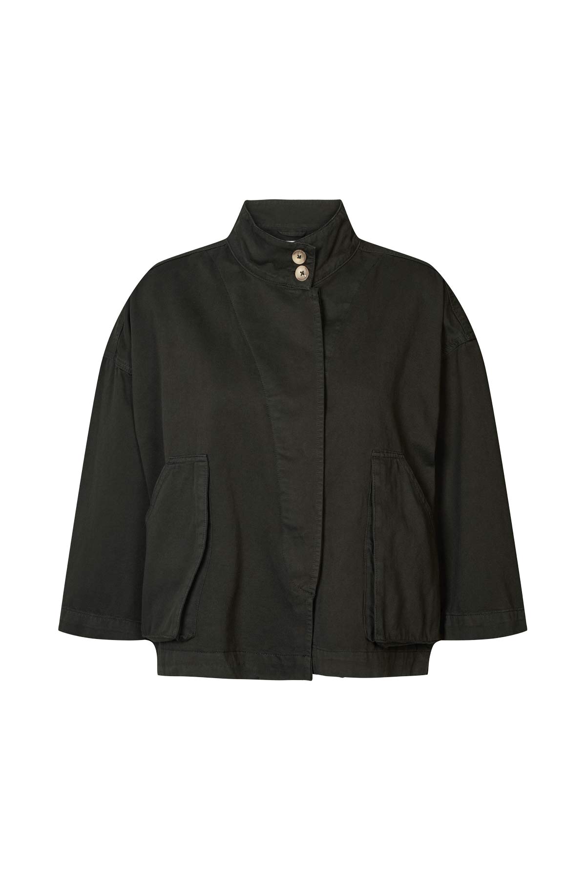 しょこら　IENA RABENS SALONER ライトジャケット Katje - Canvas light jacket I Faded black