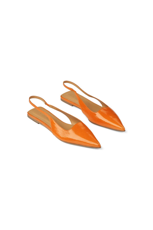 Acacie - Pointy slingback I Apricot    1 - Rabens Saloner