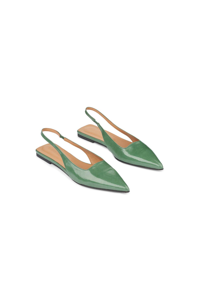 Acacie - Pointy slingback I Jade    1 - Rabens Saloner