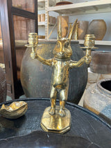 Brass Bunny Candlestick - Rabens Apartment I Brass 2 - Rabens Saloner