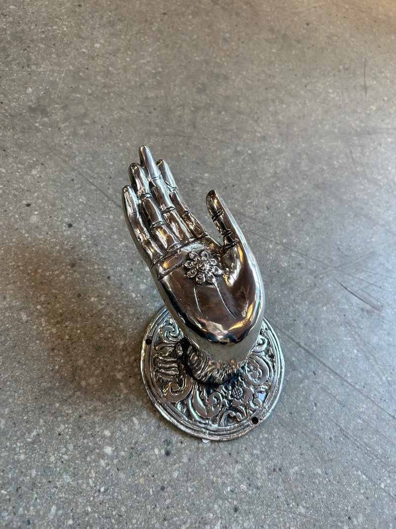 Decorative open hand - Hand I Silver 2 - Rabens Saloner