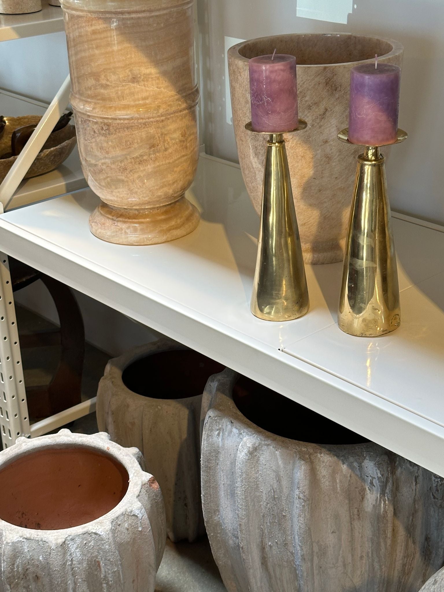 Bronce Candlestick - Rabens Apartment I Golden Brass 2 - Rabens Saloner