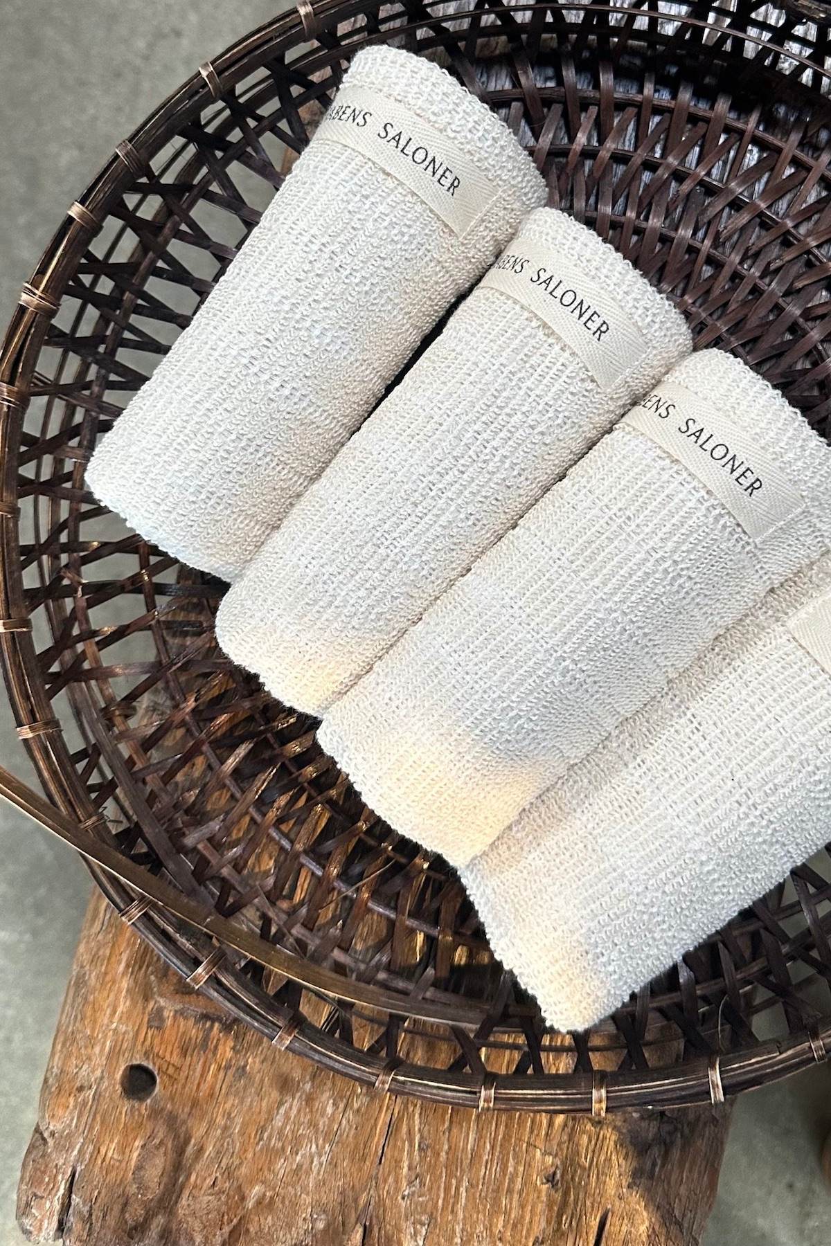 Exfoliating towel - Exfoliating towel I Creme 3 - Rabens Saloner