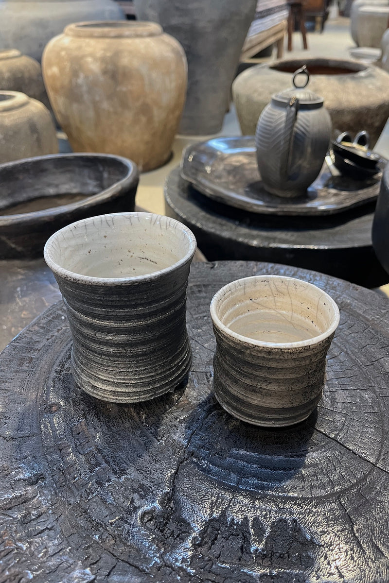 Handmade raku cup I Large - Visby Ceramics