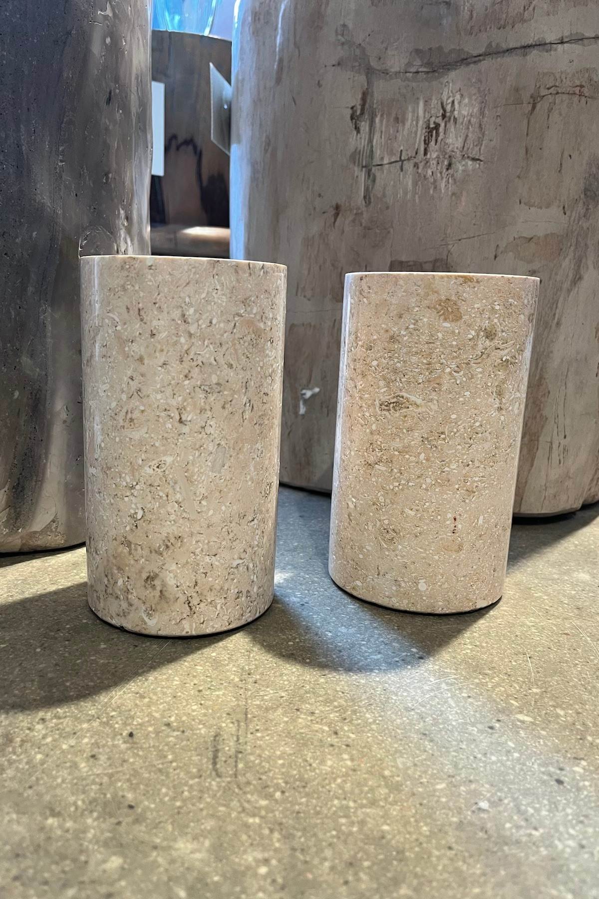 Tall Marble Jar - Jar 17 cm I Rose Combo 3 - Rabens Saloner