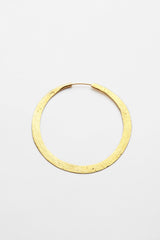 Nafsu - Hammered hoop L I Gold plated Gold plated 0/S 1 - Rabens Saloner