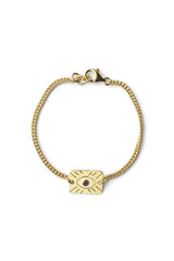 Eye Chain Bracelet - Nafsu I Gold 1 - Rabens Saloner