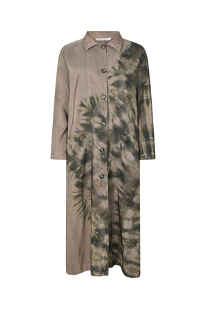 Celine - Lava long coat I Grey green combo Grey green combo XS 5 - Rabens Saloner