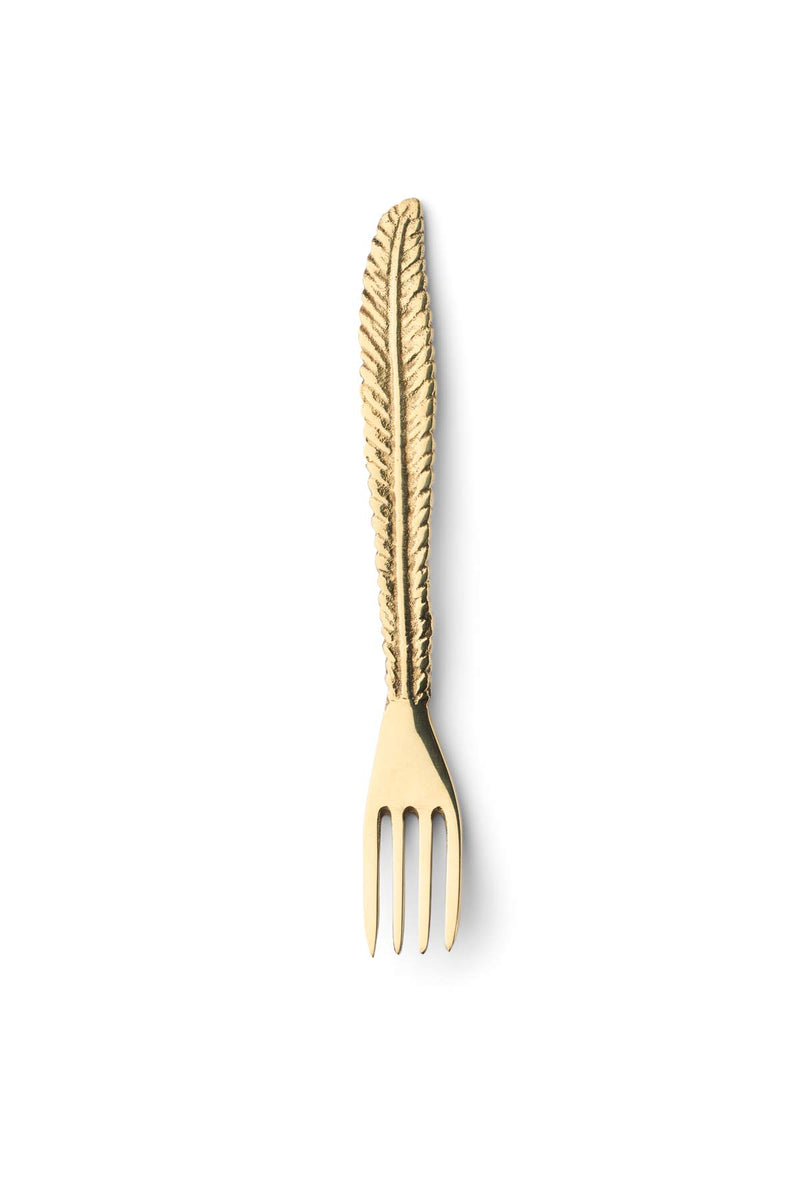 Feathery Fork - Rabens Apartment I Antique Gold 1 - Rabens Saloner