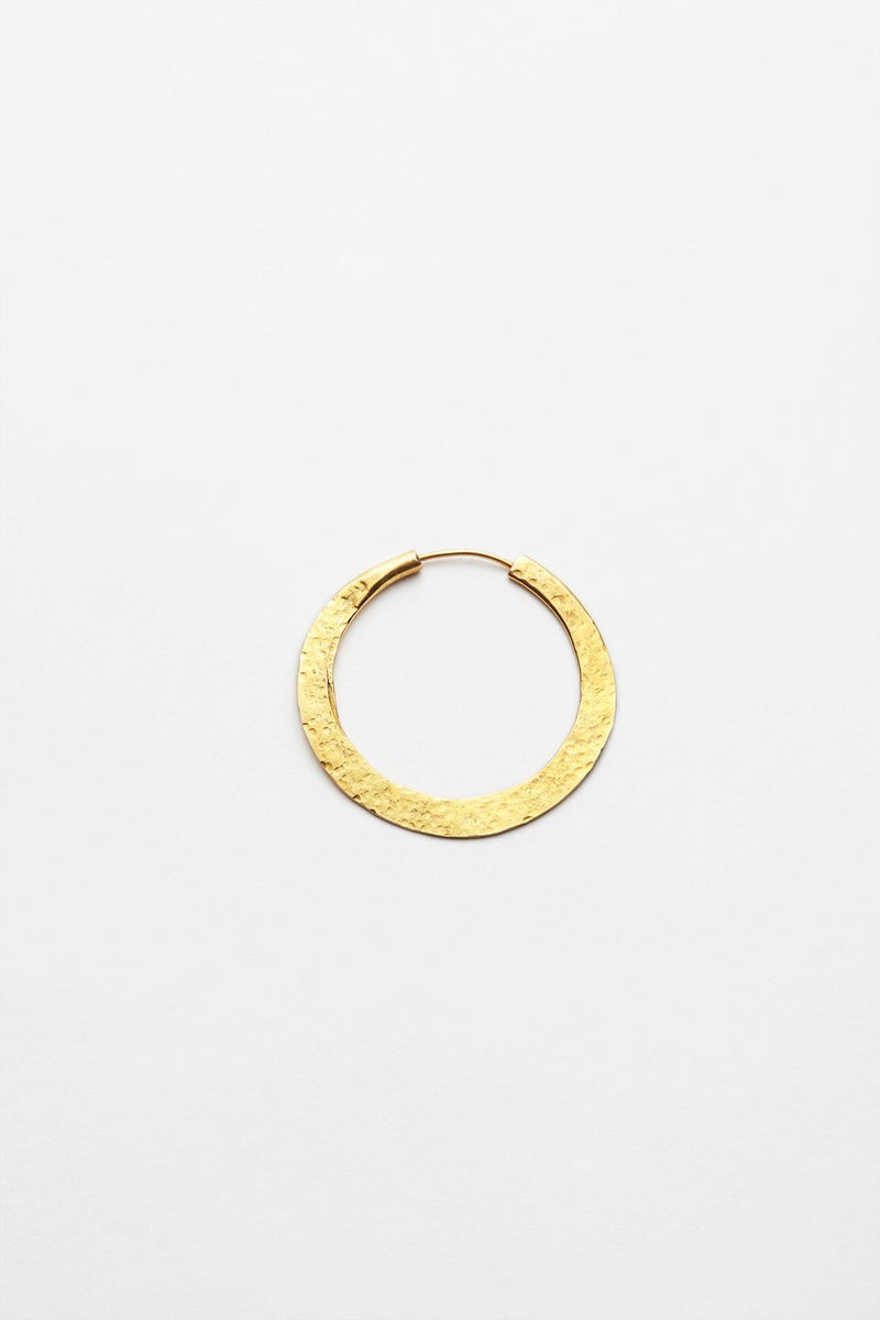 Nafsu - Hammered hoop S I Gold plated Gold plated O/S 3 - Rabens Saloner