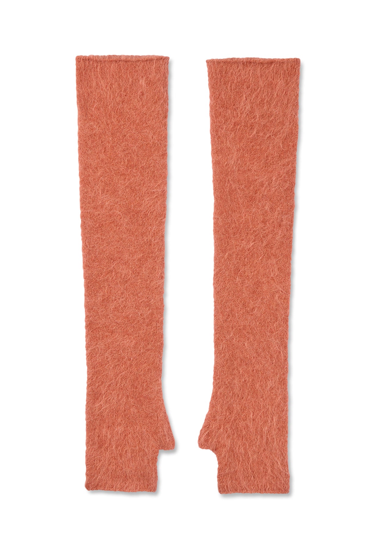 Lorisa - Fluffy knit sleeves I Redwood Redwood O/S 1 - Rabens Saloner