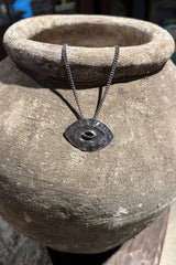 Necklace With Giant Eye Pendant - Nafsu I Silver 2 - Rabens Saloner