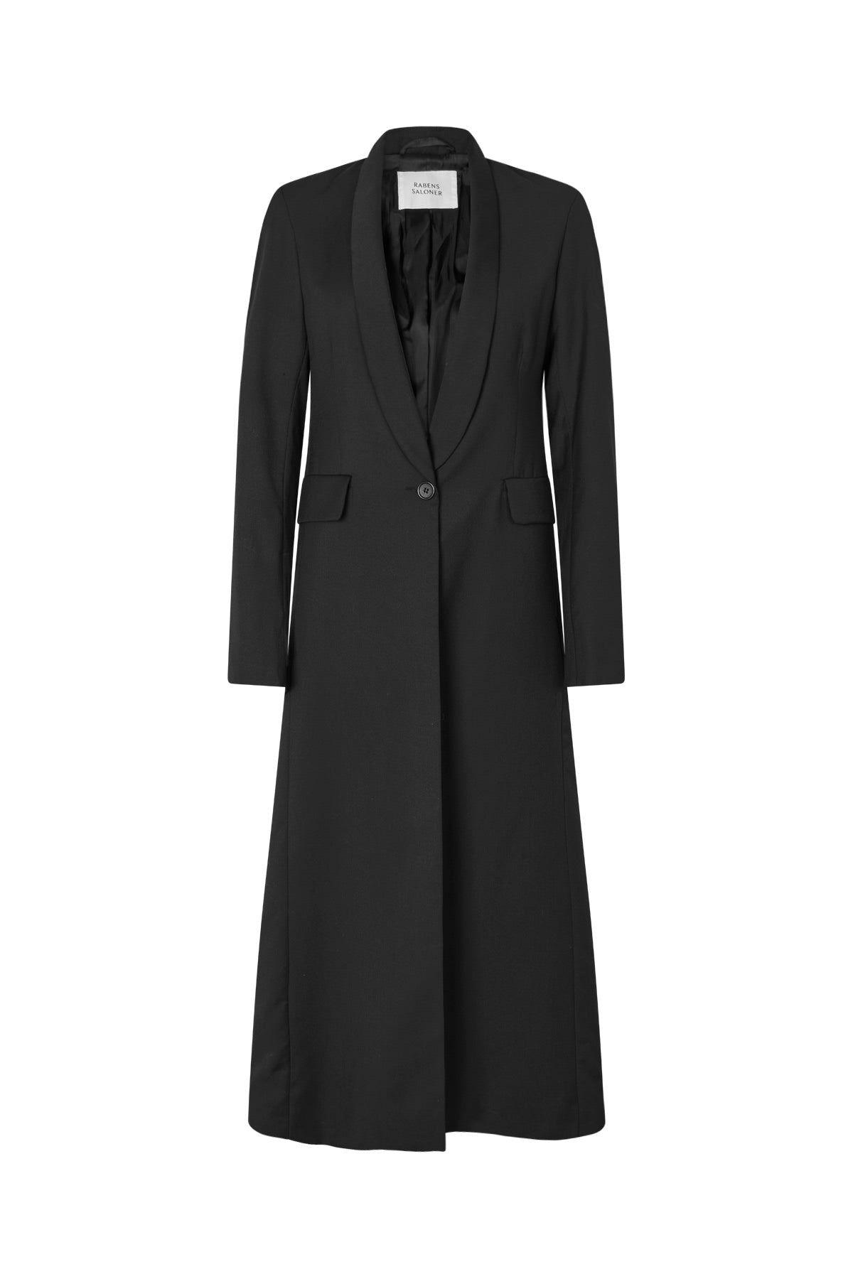 Talma - Smooth tailoring long jacket I Black Black XS 5 - Rabens Saloner